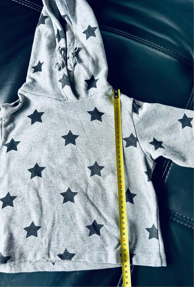 Sudadera Mango estrellas gris 7 años