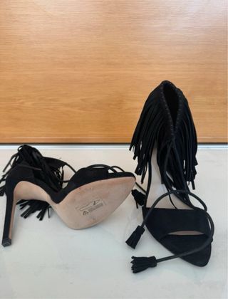Sandalias Zara con flecos