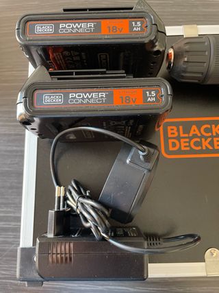 Taladro Atornillador 18V Black+Decker(5 usos casa)