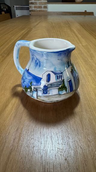 Brocca dipinta a mano - artigianato greco