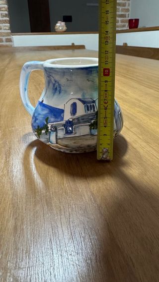 Brocca dipinta a mano - artigianato greco