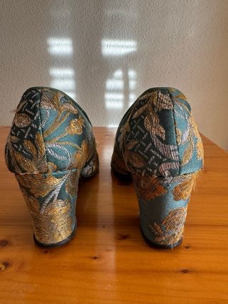 Traje Fallera Artesano + zapatos  Moncada 1977