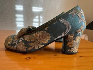Traje Fallera Artesano + zapatos  Moncada 1977