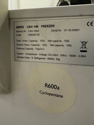 Congelador ASPES CAH-100 103L