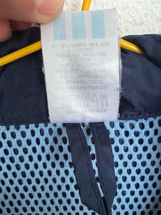 Chaqueta chándal vintage Adidas con capucha t. S