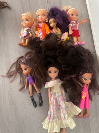 Lote de 7 muñecas