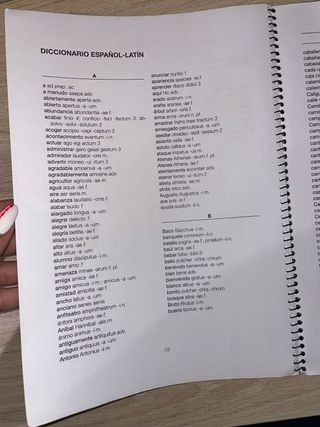 Diccionario Latín Español