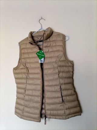 Chaleco TEX beige talla M/38 nuevo