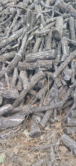 Leña para chimenea o barbacoa