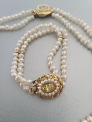 Collar y pulsera perla fallera niña 4/5 años