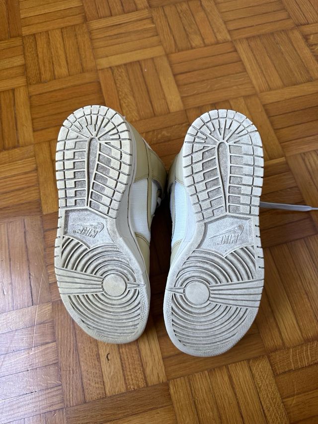 Nike Dunk High Beige/Bianco