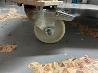 Mesa  metalica 3x2m hierro con vidrio templado