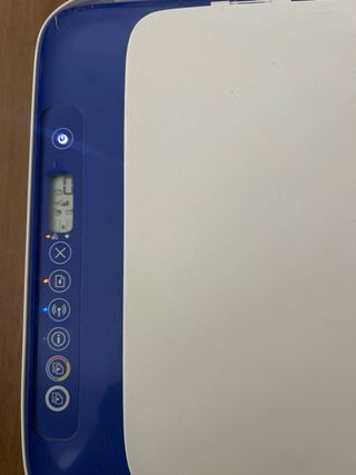 Impresora HP Blanca y Azul