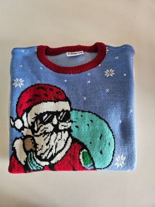 Maglione Babbo Natale Skater Bambino
