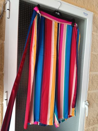 Pantalones rayas satén talla 48/4XL NUEVOS