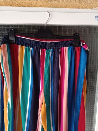 Pantalones rayas satén talla 48/4XL NUEVOS