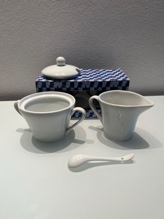 Set Zuccheriera e Lattiera Babbo Natale