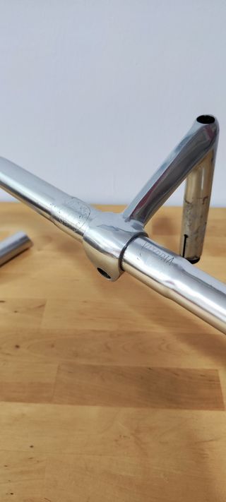Manillar y potencia clásica bicicleta