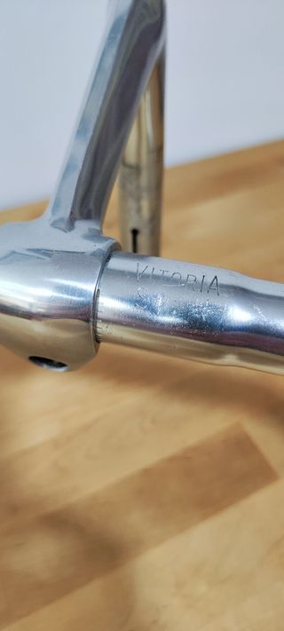 Manillar y potencia clásica bicicleta