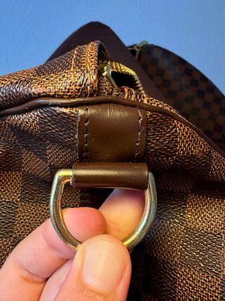 Louis Vuitton Keepall Bandoulière 55 Damier Ebene.
