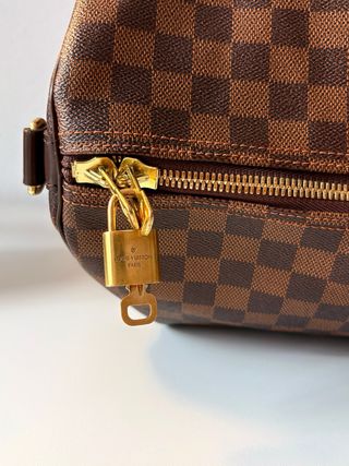 Louis Vuitton Keepall Bandoulière 55 Damier Ebene.