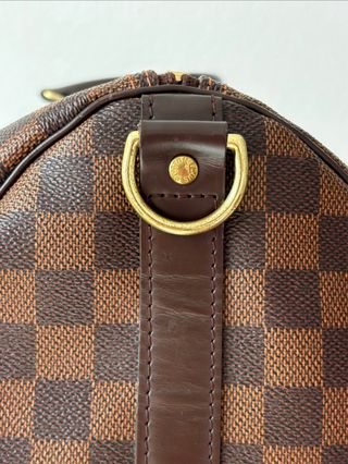 Louis Vuitton Keepall Bandoulière 55 Damier Ebene.