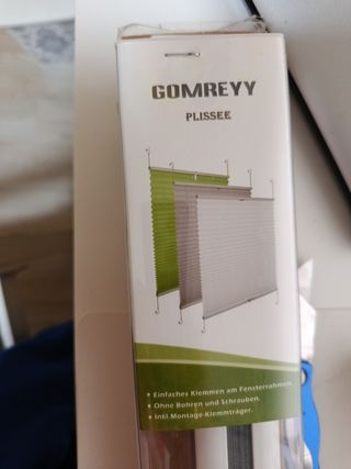 Estor plisado GOMREYY sin tornillos
