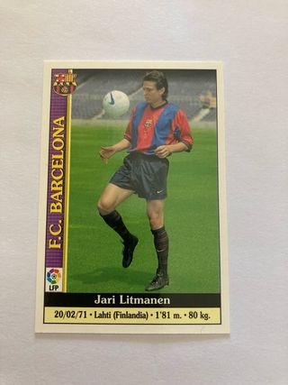 Cromo F.C. Barcelona Jari Litmanen