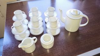 Juego de café de porcelana