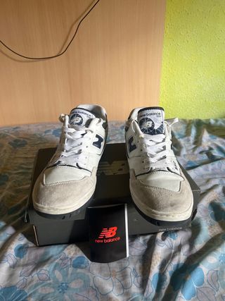 Bambas New Balance 550 Blancas y Azules