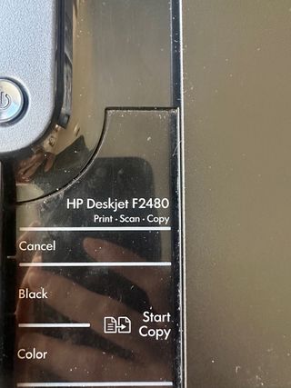 Impresora HP Deskjet F2480 Negra