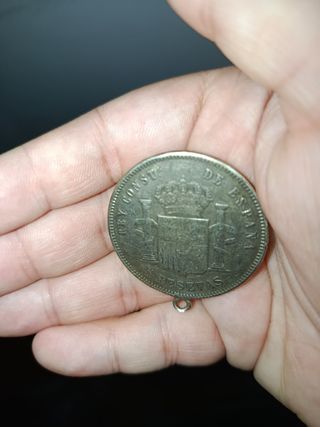 Moneda de Plata Reyes Juan Carlos y Sofía