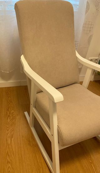 Sillón mecedora lactancia Beige