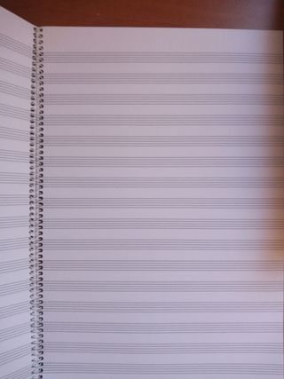 Cuaderno de Música 16 Pentagramas