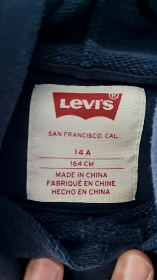Sudadera niño Levi's azul