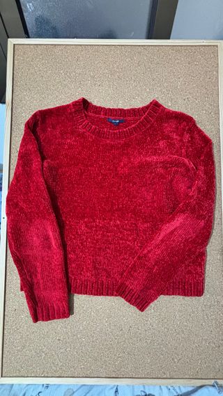 Jersey de Lana Rojo