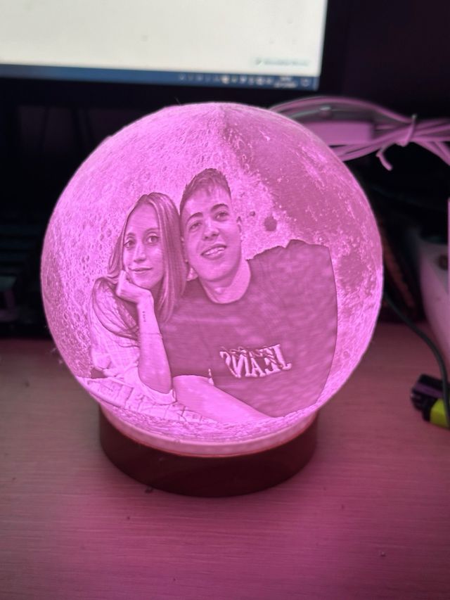 Lámpara 3D personalizada
