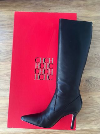 Botas de piel Carolina Herrera Talla 36