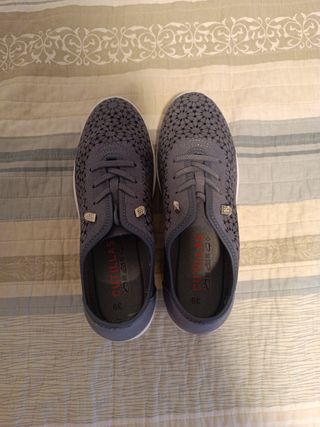 Zapatos verano azules Cutillas talla 39