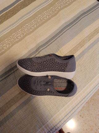 Zapatos verano azules Cutillas talla 39