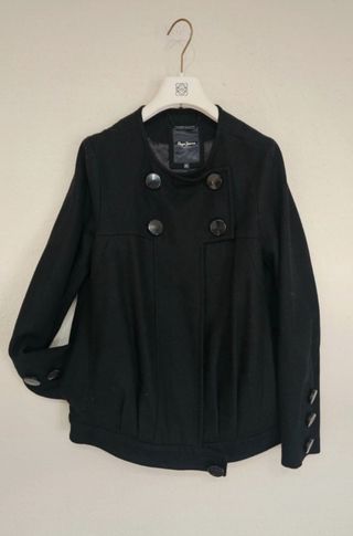 Chaqueta Lana Pepe Jeans Talla L Negra