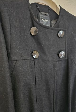Chaqueta Lana Pepe Jeans Talla L Negra