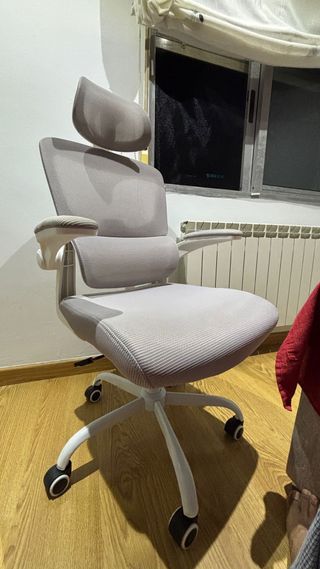 Silla Ergonómica Gris/Blanco