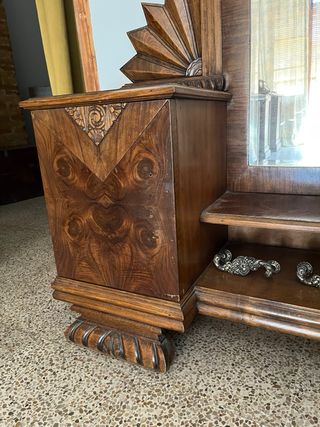 Mueble tocador vintage estilo Art Déco