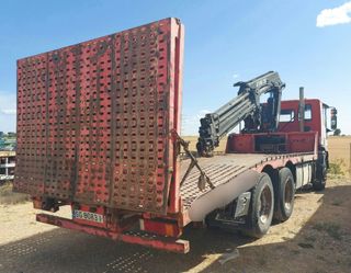 CAMION GRUA PORTAMAQUINARIA  3 EJES