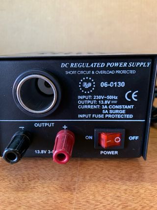 Fuente Alimentación DC Regulable 13.8V 3A