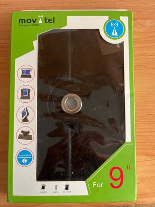 Funda tablet Movitel 9 negra