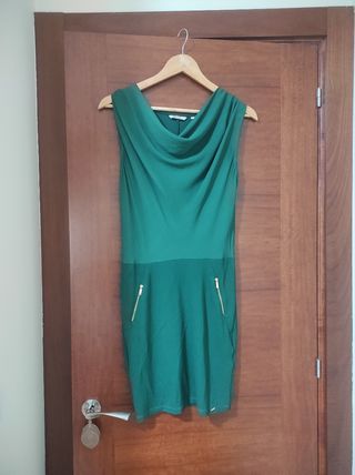 Vestido verde Salsa