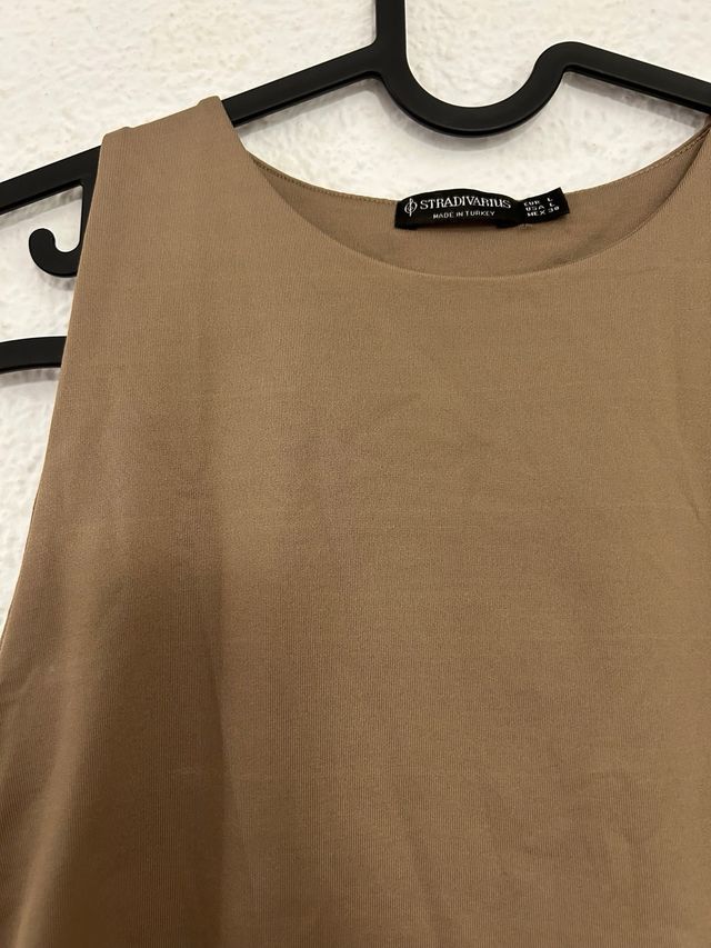 Body Stradivarius M Marrón Ajustado