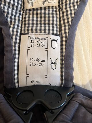 Mochila Porta Bebé BabyBjörn Gris